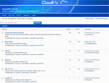 Tablet Screenshot of forum.cloudme.com